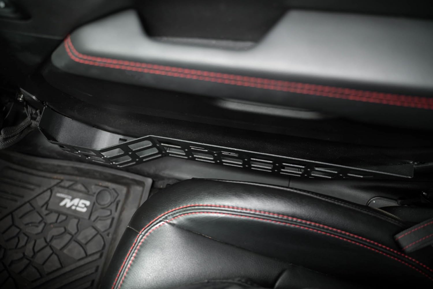 DV8 Offroad Front Door Pocket Molle Panels for The 2018-2025 Jeep Wrangler JL & 2020-2025 Jeep Gladiator JT | Rigid Steel Design Replaces The Weak Saggy Net