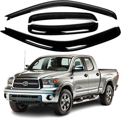 Smoke Window Visor Set Fits for Toyota Tundra Extended Cab 2000-2006