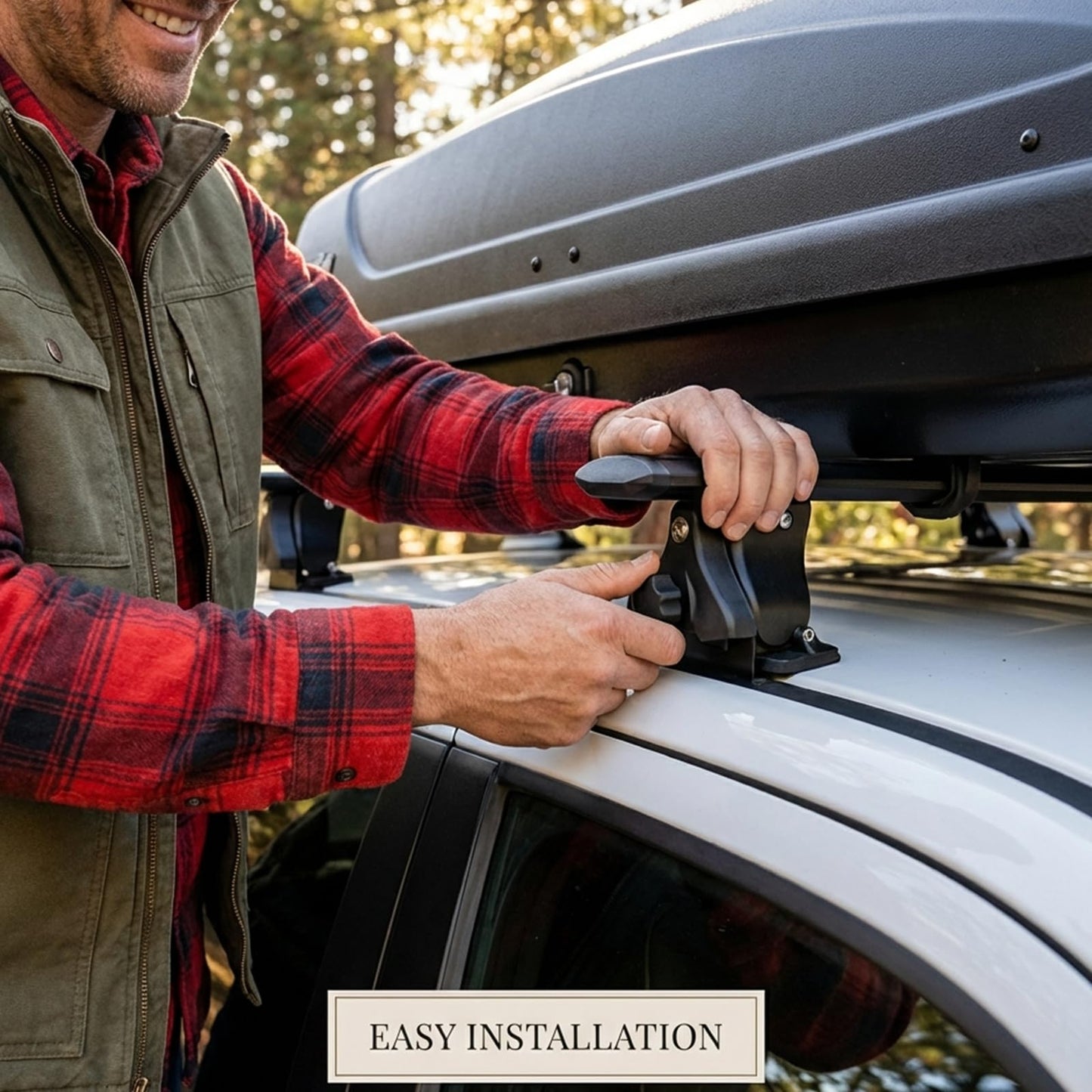 Lockable Roof Rack Crossbars for Ford Ranger 2019-2025