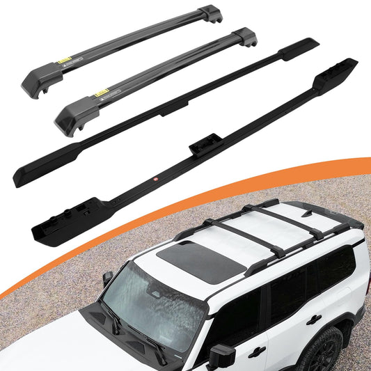Roof Rack Cross Bars for 2024-2026 Toyota Land Cruiser Prado J250 LC250/1958-200LBS(No Drilling Required)
