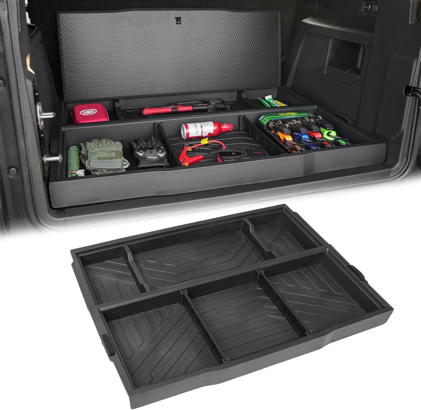 Rear Hidden Storage Box Compatible with Ford Bronco 2021-2025 4-Door