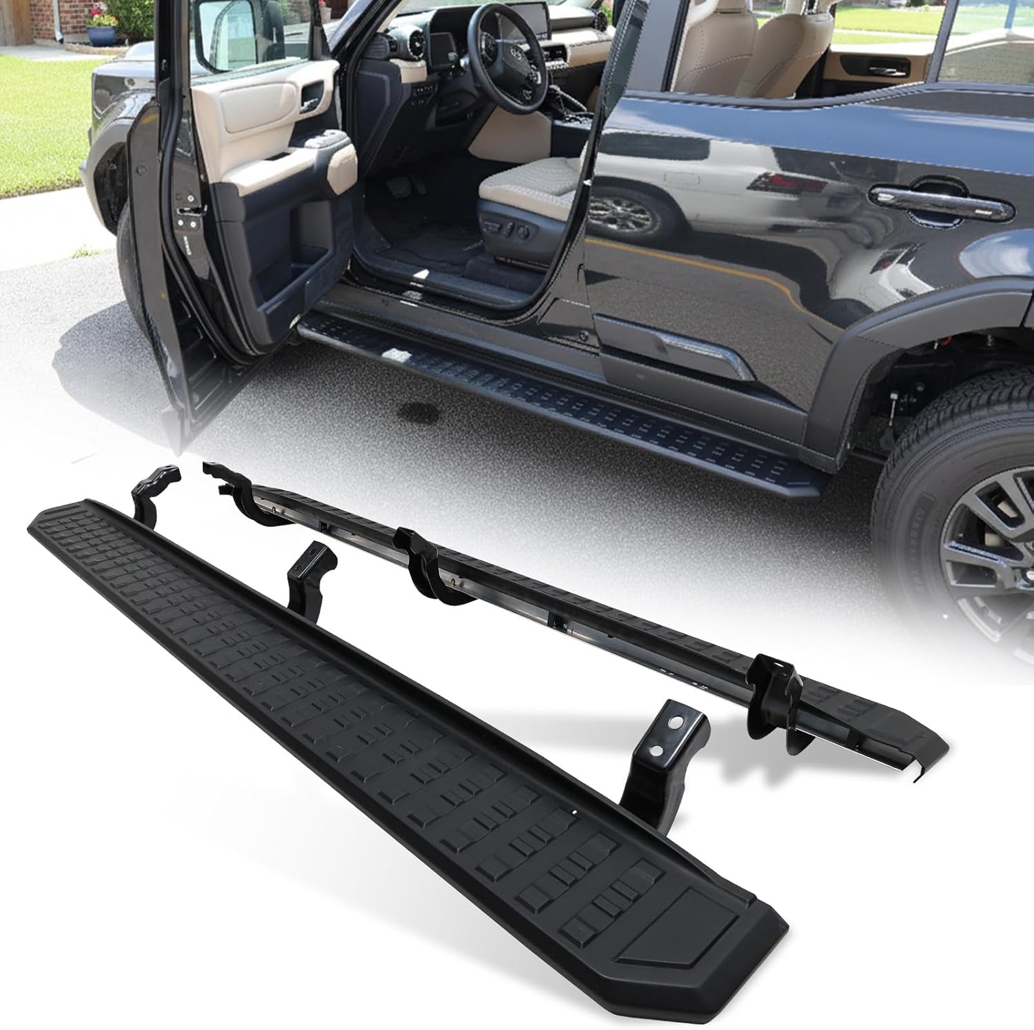 5.63" Wide Running Boards Fit for 2024-2026 Toyota Land Cruiser & 1958 J250