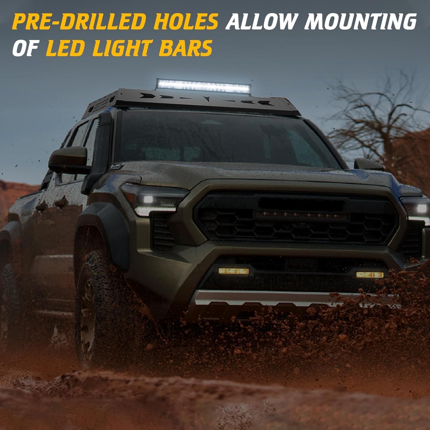 Heavy Duty Aluminum Roof Rack Cargo Platform Fits for Toyota Land Cruiser LC250 & Prado J250 2024 2025