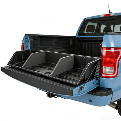 48/52/56 inch Truck Bed Cargo Box, Tailgate-slide Design for Effortless Loading/Unloading