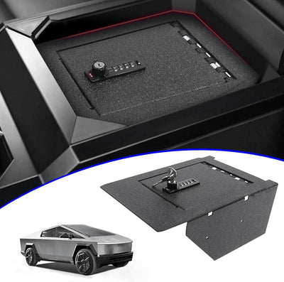 Interior Center Console Safe LockBox For Tesla Cybertruck