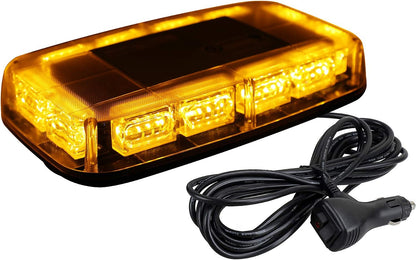 48 LED Magnetic Roof Top Strobe Light Bar for 12-24V - High Visibility Emergency Warning Light for Trucks, Snow Plows, Construction Vehicles - OMOTOR