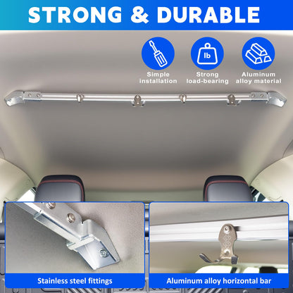 Heavy-Duty Car Clothes Hanging Rod for Toyota 4Runner 2010-2024