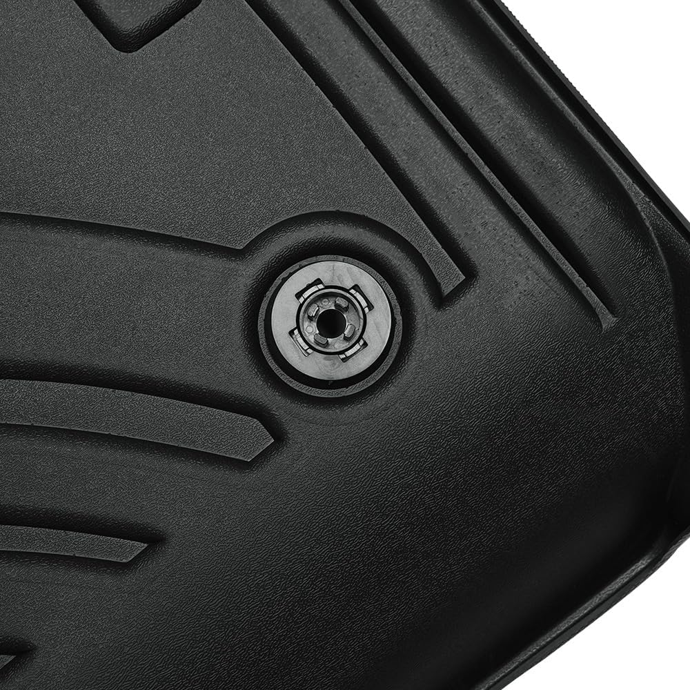 for Ford F150 2015-2025 TPE All Weather Floor Mats Waterproof Floor Liner 1st Floor Mats & 2-in-1 Rear Floor Mat - 3 PCS