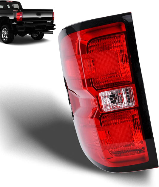 Tail Light Assembly for 2014-2019 Chevy Silverado & GMC Sierra - Left & Right Taillight with Bulb and Harness