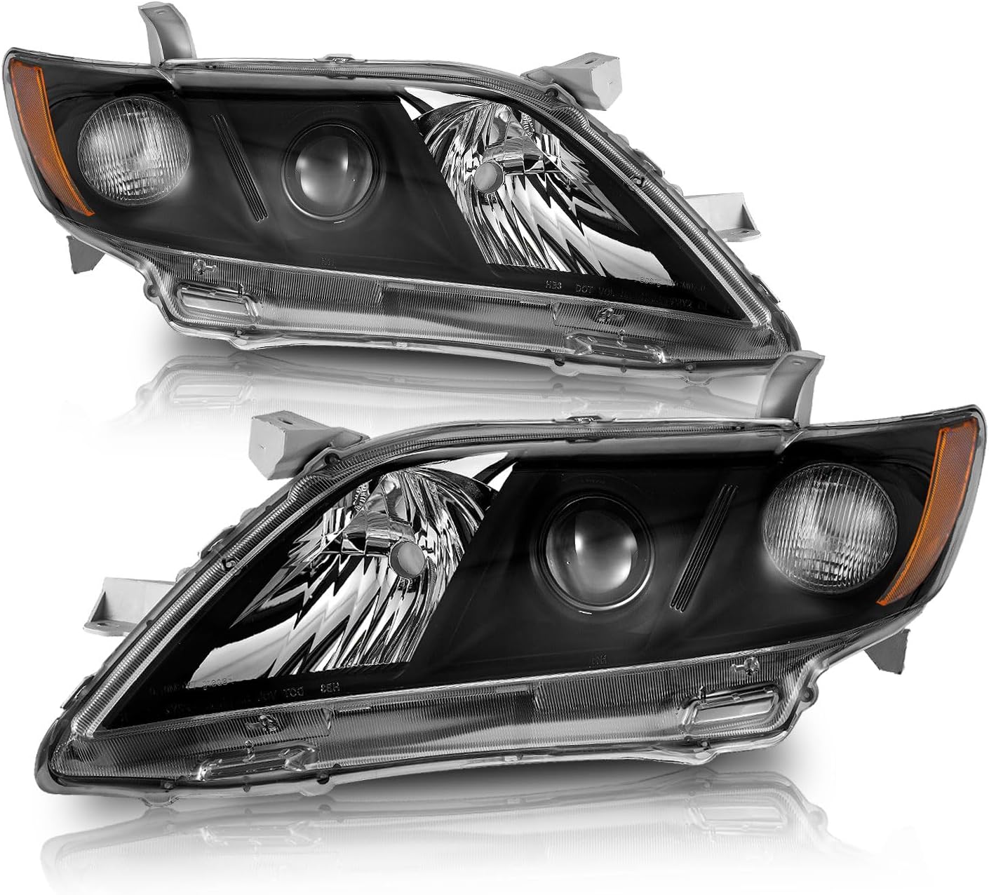 Anti-Fogging Headlights Assembly for 2007-2009 Toyota Camry US Version Replacement Headlamp