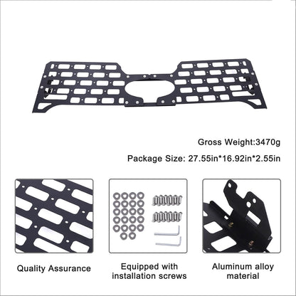 Exterior Tailgate Molle Panel Compatible with Ford Ranger 2023 2024