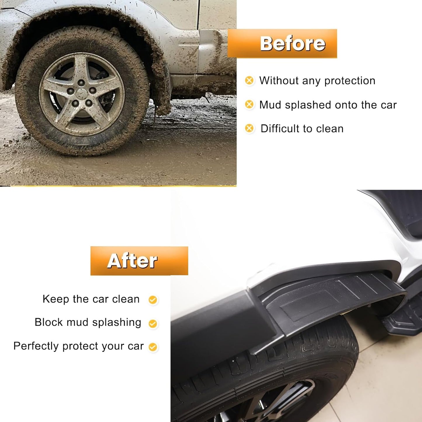 Fender Flares Compatible with Toyota Land Cruiser Prado 250 J250 LC250 2024 - 2026 (Not Suitable for Low Configuration)