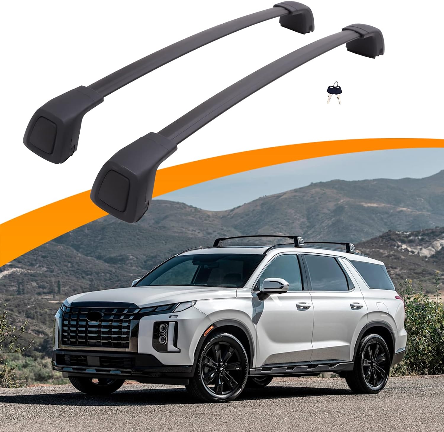 Upgraded Roof Rack Cross Bar Fit for 2019-2025 Hyundai Palisade SE SEL XRT Limited