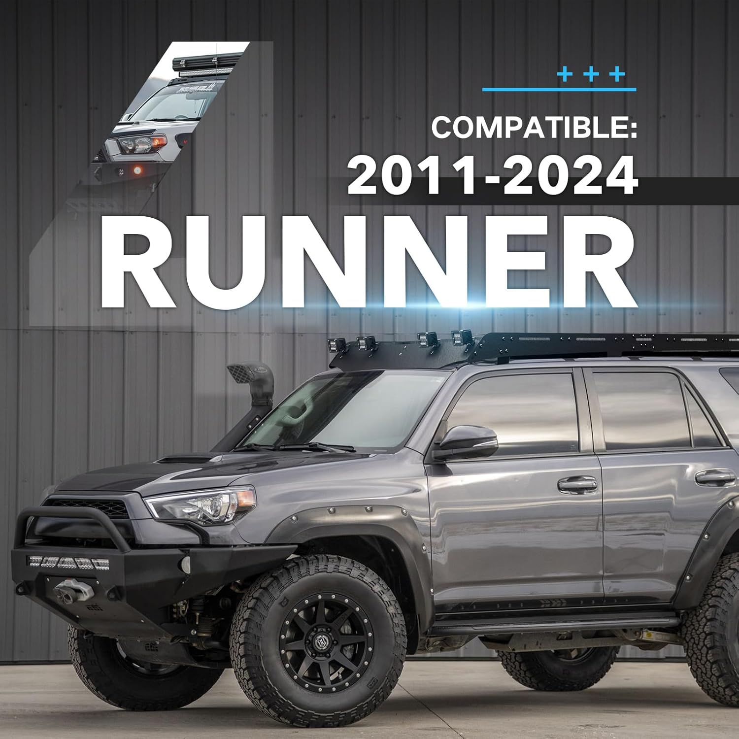 Roof Rack for Toyota 4Runner 5th Gen 2010 2011 2012 2013 2014 2015 2016 2017 2018 2019 2020 2021 2022 2023 2024, 800 lbs Load Capacity, 94.8 x 48.2 x 5.4 inches
