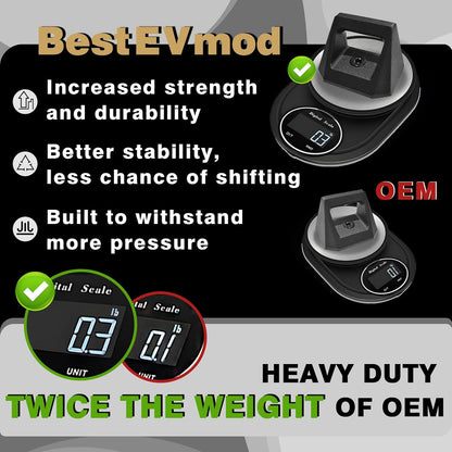 BestEvMod 4PCS Cyber Hooks Bed Rail Track Hook OEM Style Set of 4 Compatible with 2024+ Tesla Cybertruck L Cleat Accessories for Enclosed Trailer Used with L Track Rail Heavy Duty Steel
