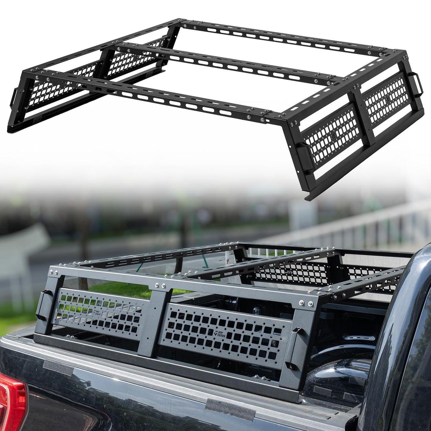 Overland Full Size Truck Bed Rack for Trucks Compatible with F150 F250 F350 Silverado Sierra Ram