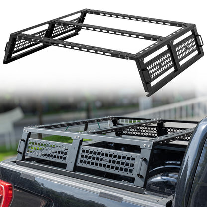Overland Full Size Truck Bed Rack for Trucks Compatible with F150 F250 F350 Silverado Sierra Ram