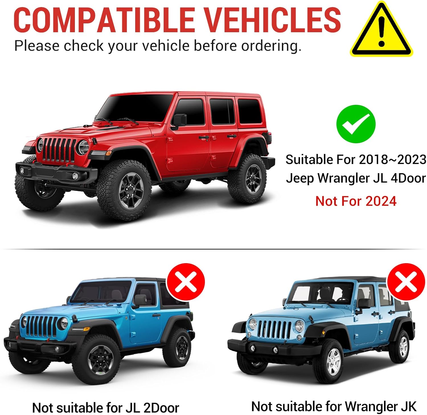 Wheel Well Storage Bin Fit for 2018-2023 Jeep Wrangler JL JLU 4XE, Cargo Organizer Tray Trunk Side Storage Box for Wrangler JL 4 Door Accessories(Left+Right, Not fit 2024 Model)