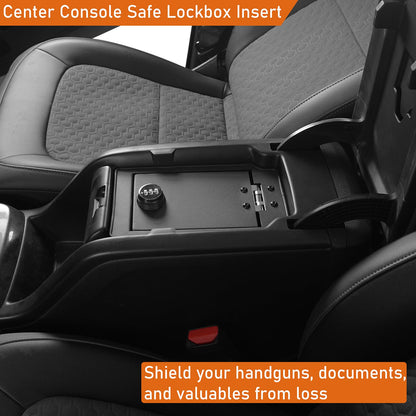 Center Console Safe Box for 2015-2022 Chevy Colorado GMC Canyon, No Drill Install