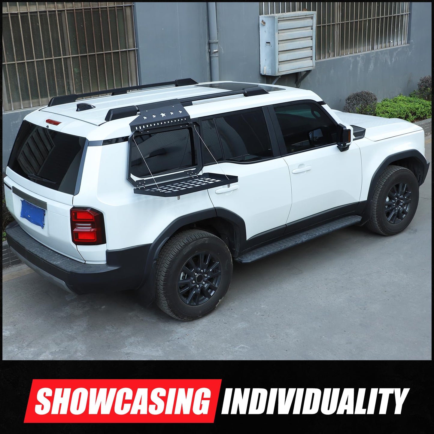 Rear Side Window Storage Molle Panel Compatible with Toyota Land Cruiser Prado 250 J250 LC250 2024 2025