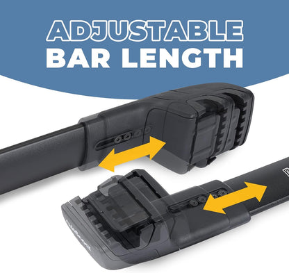 Lockable Car Roof Rack Cross Bars Compatible with Subaru Crosstrek 2018-2023 / Impreza 2017-2023, Aluminum Anti-Rust Cross Bar for Rooftop Cargo Carrier Luggage Kayak Canoe Bike Snowboard - OMOTOR