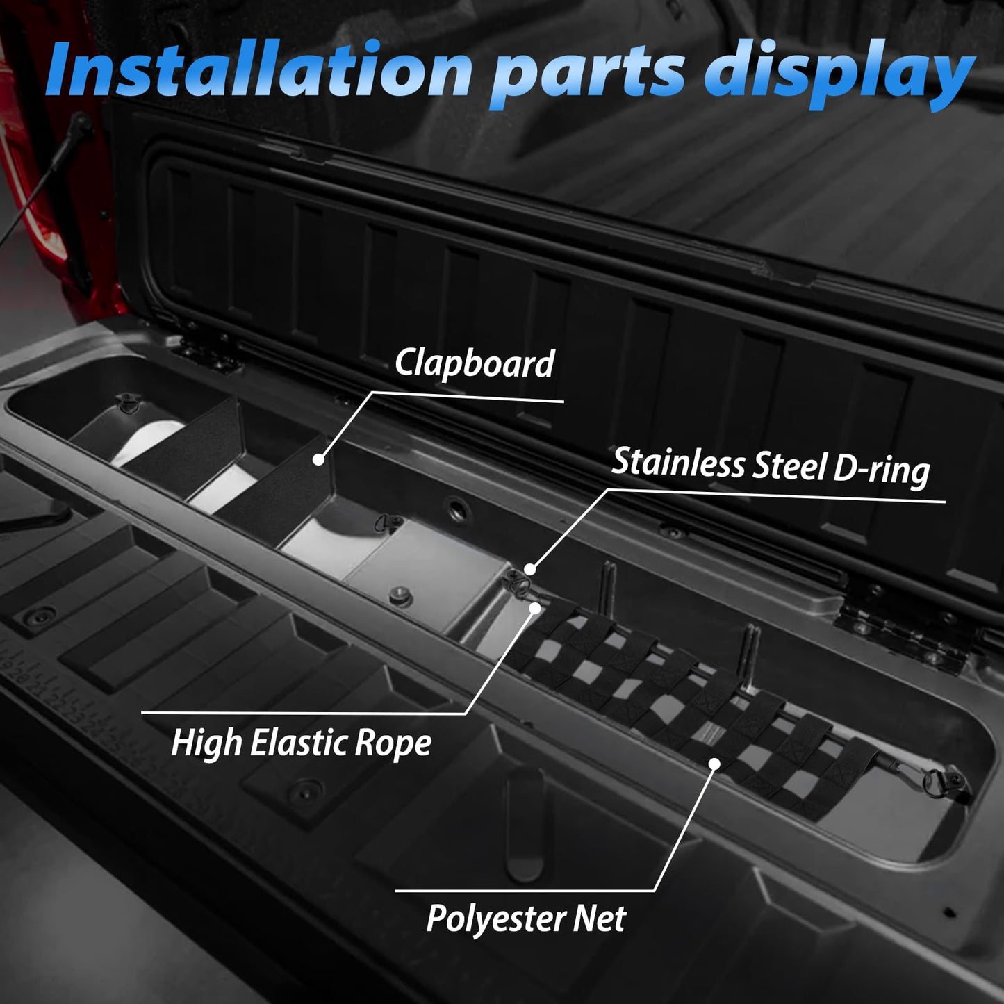 Tailgate Organizer Compatible with Chevy Colorado/GMC Canyon 2023 - 2026