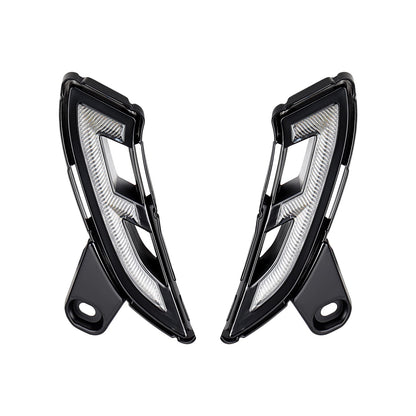DRL Headlight for 2024-2025 Toyota LC250 Prado, Xenon White/Amber