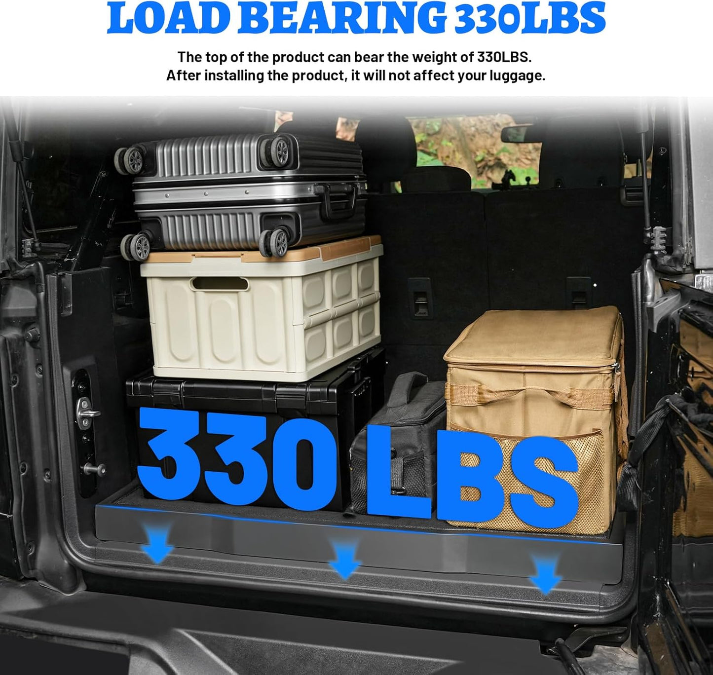 Rear Hidden Storage Box Compatible with Ford Bronco 2021-2025 4-Door