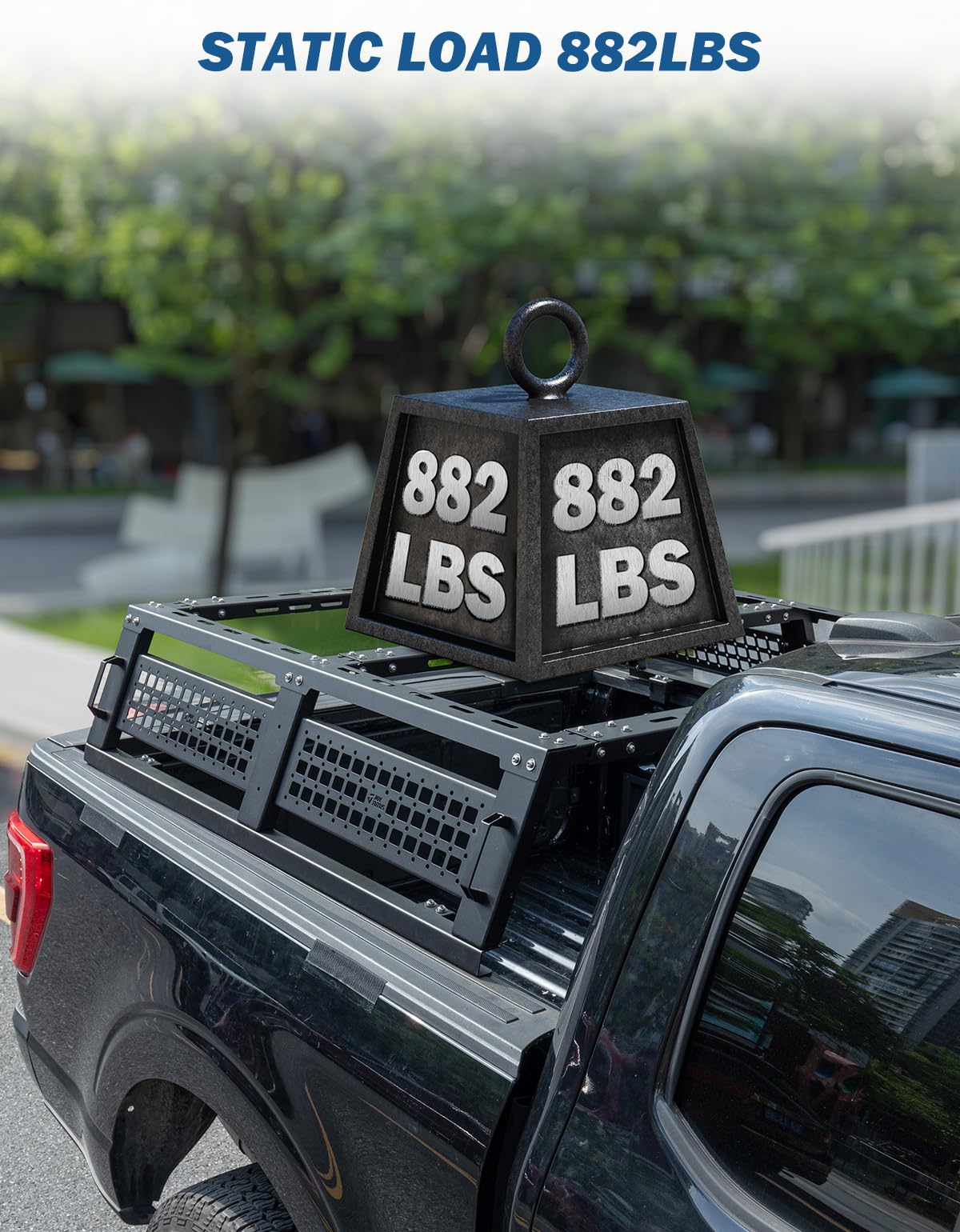 Overland Full Size Truck Bed Rack for Trucks Compatible with F150 F250 F350 Silverado Sierra Ram