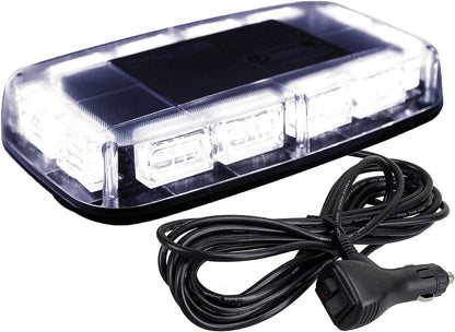 48 LED Magnetic Roof Top Strobe Light Bar for 12-24V - High Visibility Emergency Warning Light for Trucks, Snow Plows, Construction Vehicles - OMOTOR