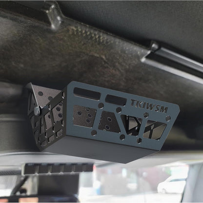 Tactical Organizer for Ford Bronco Accessories 2025 2021-2024, Overhead Organizer Storage Panel, Premium Manganese Steel Car Roof Control Panel Storage Basket Auto Accessories