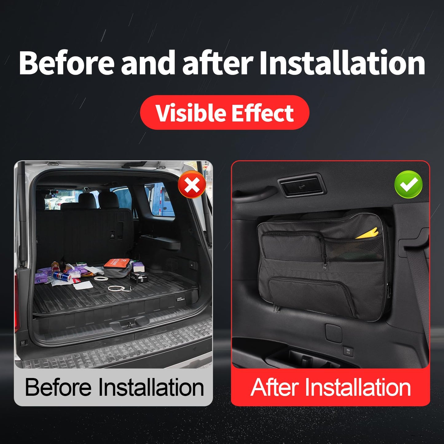 Trunk Window Package for 2024-2026 Toyota Land Cruiser 250 1958 Prado Lc250