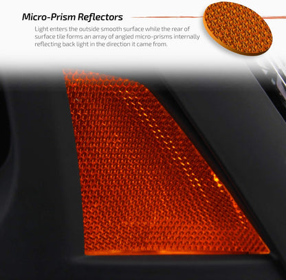 For 09-18 Dodge Ram 1500 2500 3500 Projector & Bar LED Headlights With Light Bulb Set - OMOTOR