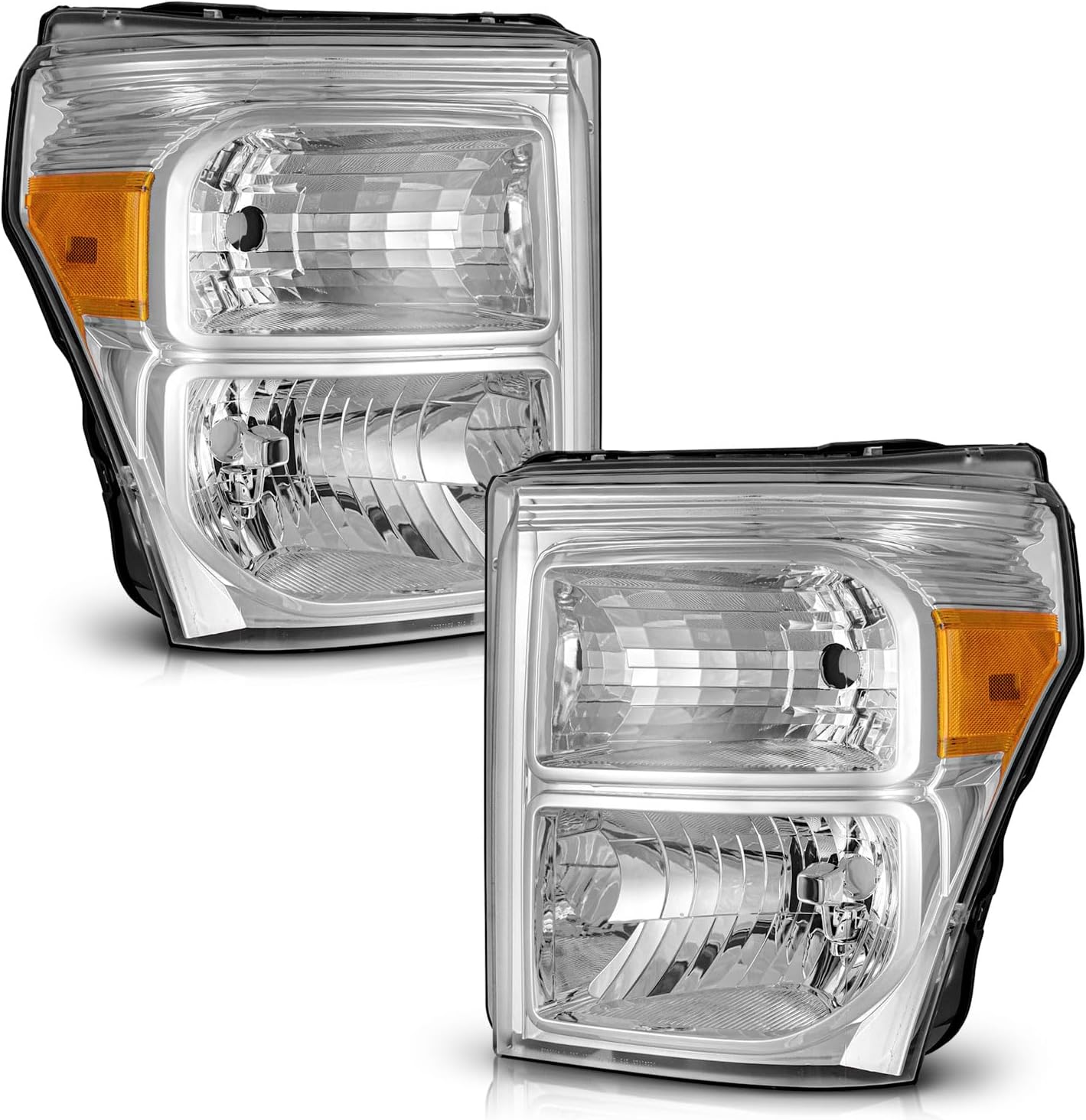 Headlight Assembly for 2011-2016 Ford F250 F350 F450 F550 Super Duty - Headlamp Replacement