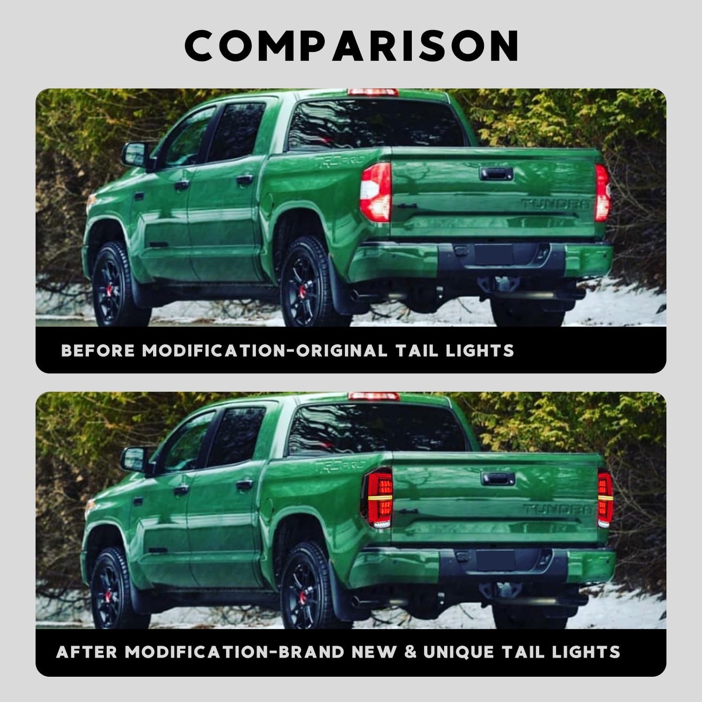 Tail Lights for Toyota Tundra SR/SR5/Limited/Platinum/1794/TRD Pro 2014 - 2021