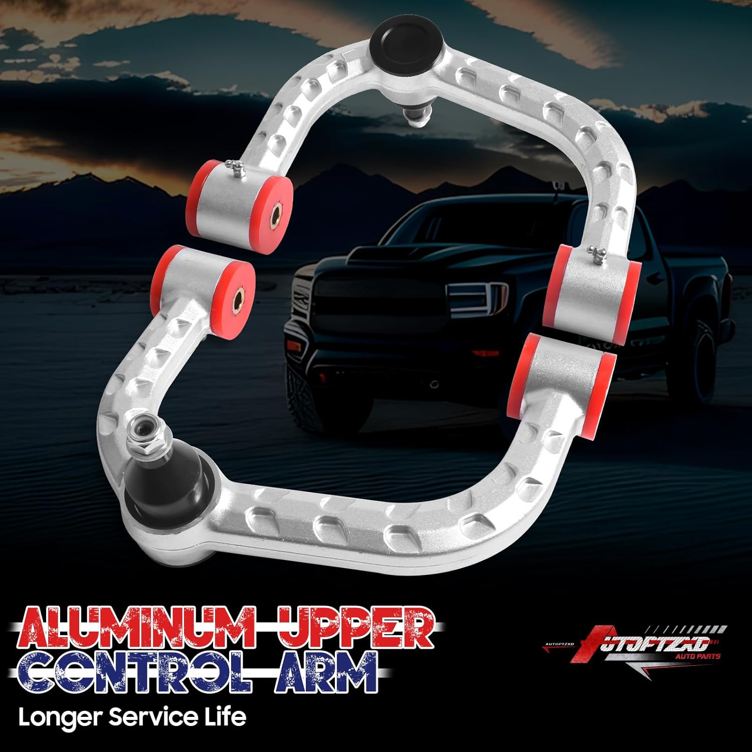 2-4" Lift Aluminum Upper Control Arm for 2004-2020 Ford F-150, Adjustable Control Arms Compatible with Expedition Navigator 06-22, Front Suspension Arms