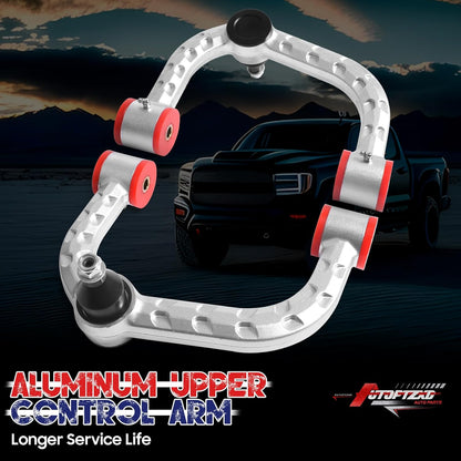 2-4" Lift Aluminum Upper Control Arm for 2004-2020 Ford F-150, Adjustable Control Arms Compatible with Expedition Navigator 06-22, Front Suspension Arms