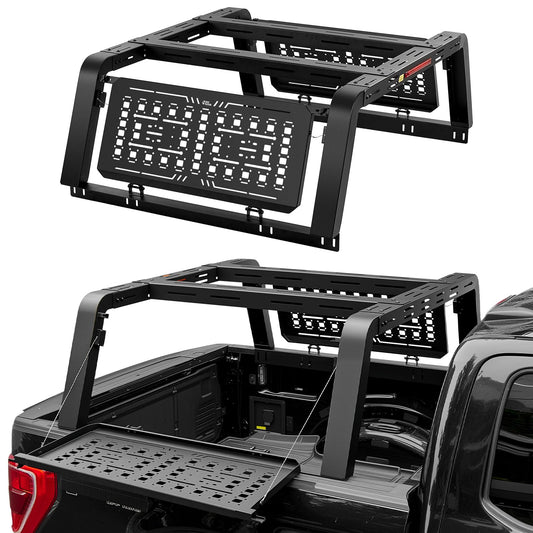 Overland Full Size Truck Bed Rack for Trucks Compatible with F150 F250 F350 Silverado Sierra Ram