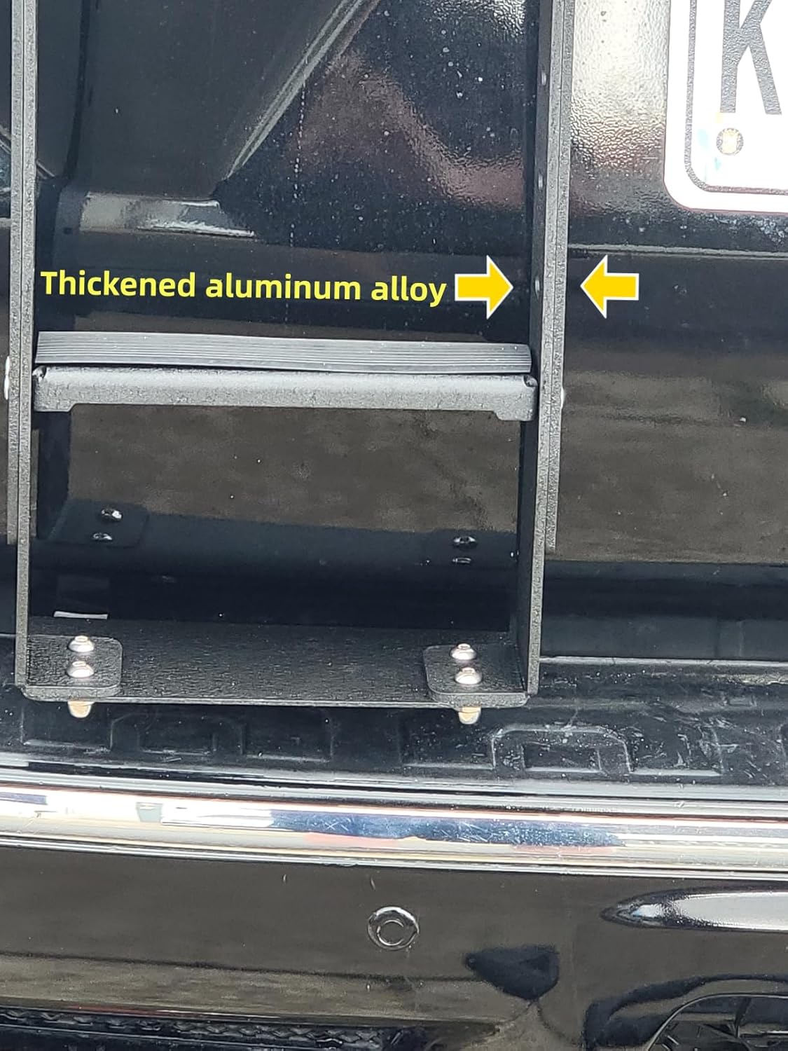 4Runner Summit Hatch Ladder Compatible with Toyota 4Runner 2010-2020， Black Thickened aluminum alloy 4Runner Accessories /5TH GEN / 2010+