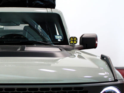 Clear Lens 20W High Power LED A-Pillar Lighting Kit Compatible with 2021-2026 Ford Bronco