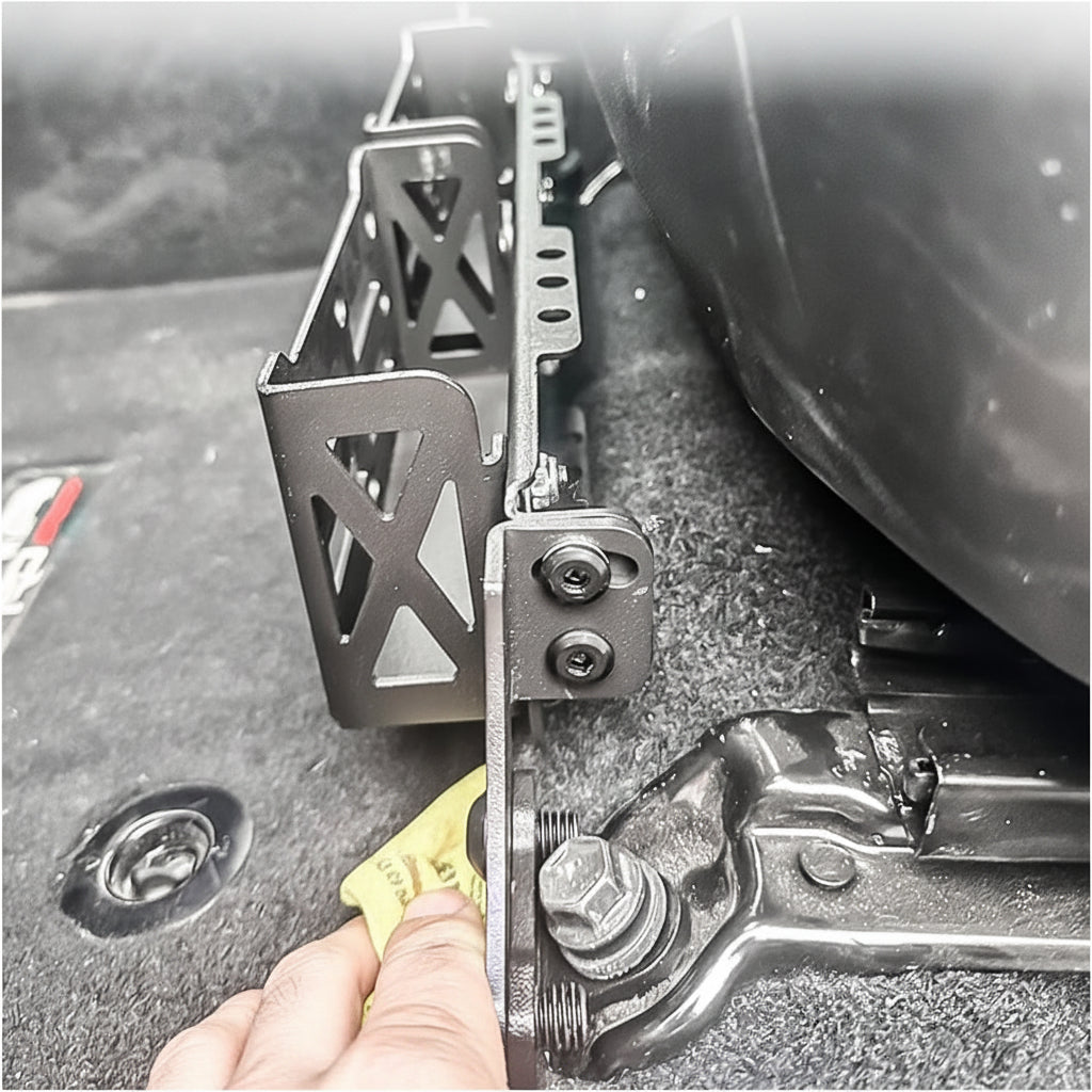 Front Seat Bracket Storage Tray Molle Panel Compatible with Toyota Tacoma 2005-2023, 4runner, and Lexus Gx460 Gx470