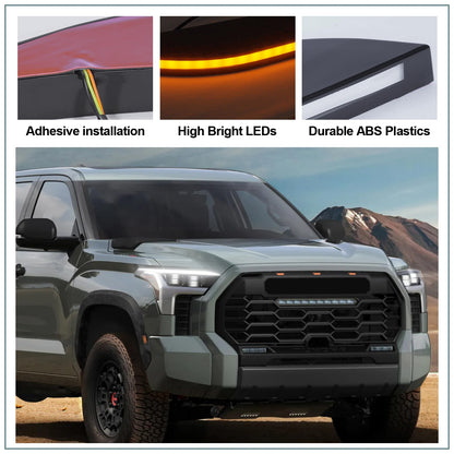 LED Daytime Running Lights For Toyota tundra CrewMax SR SR5 Limited 2022 - 2024