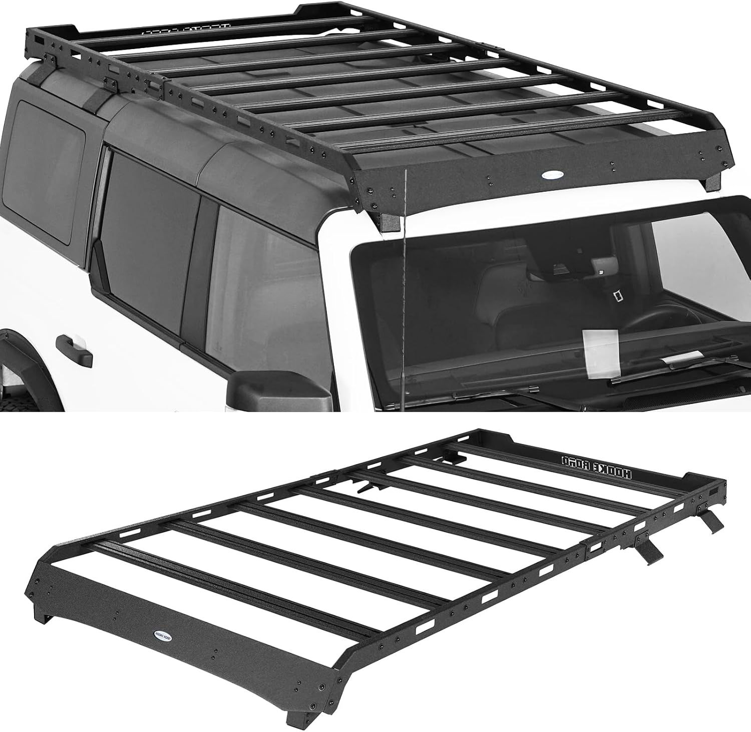 Roof Rack Cross Bars For 2021 -2026 Ford Bronco 4-Door Hardtop (Exclude Bronco Sport)