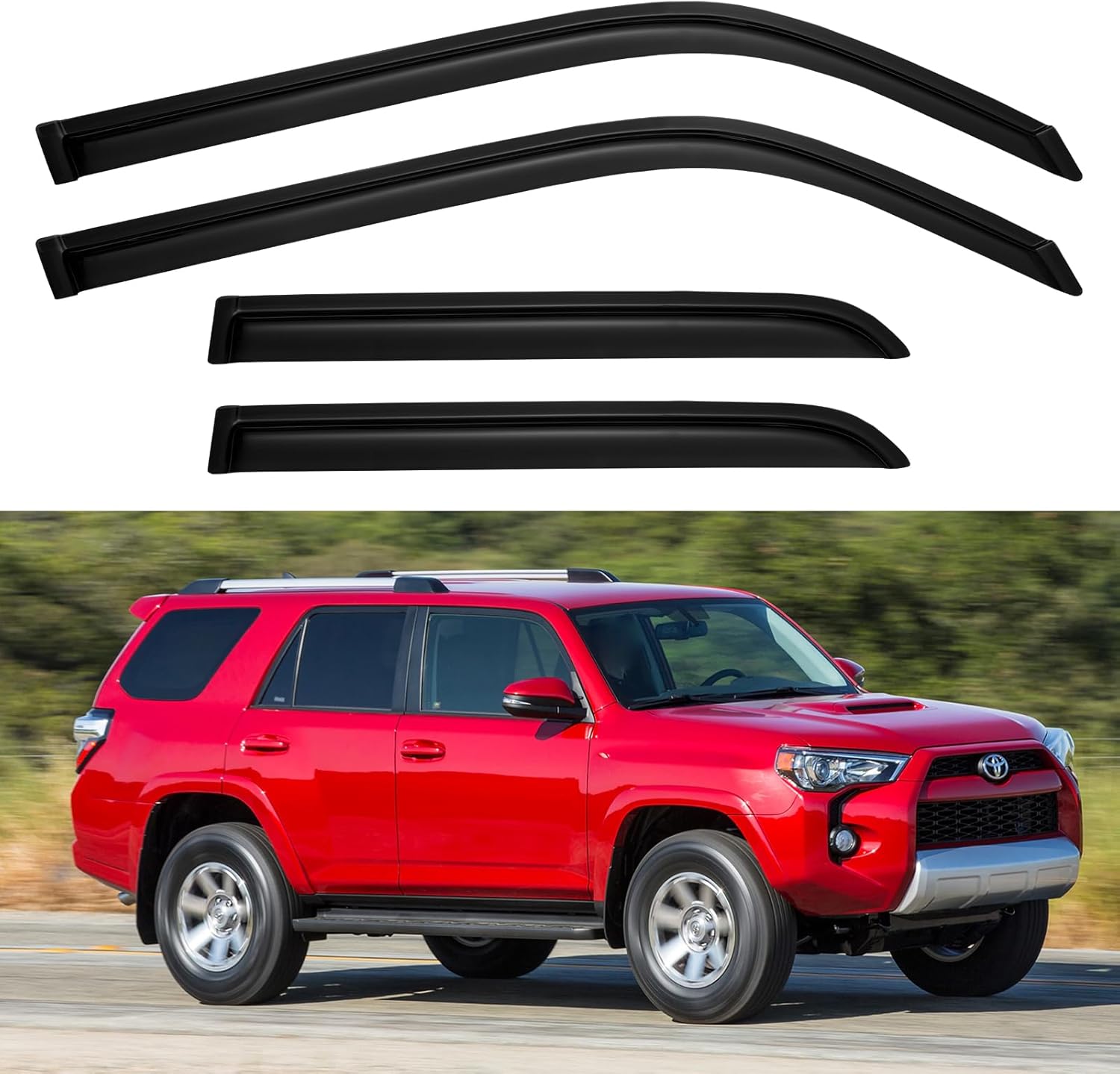 Window Rain Guards For Toyota 4Runner 2010-2024