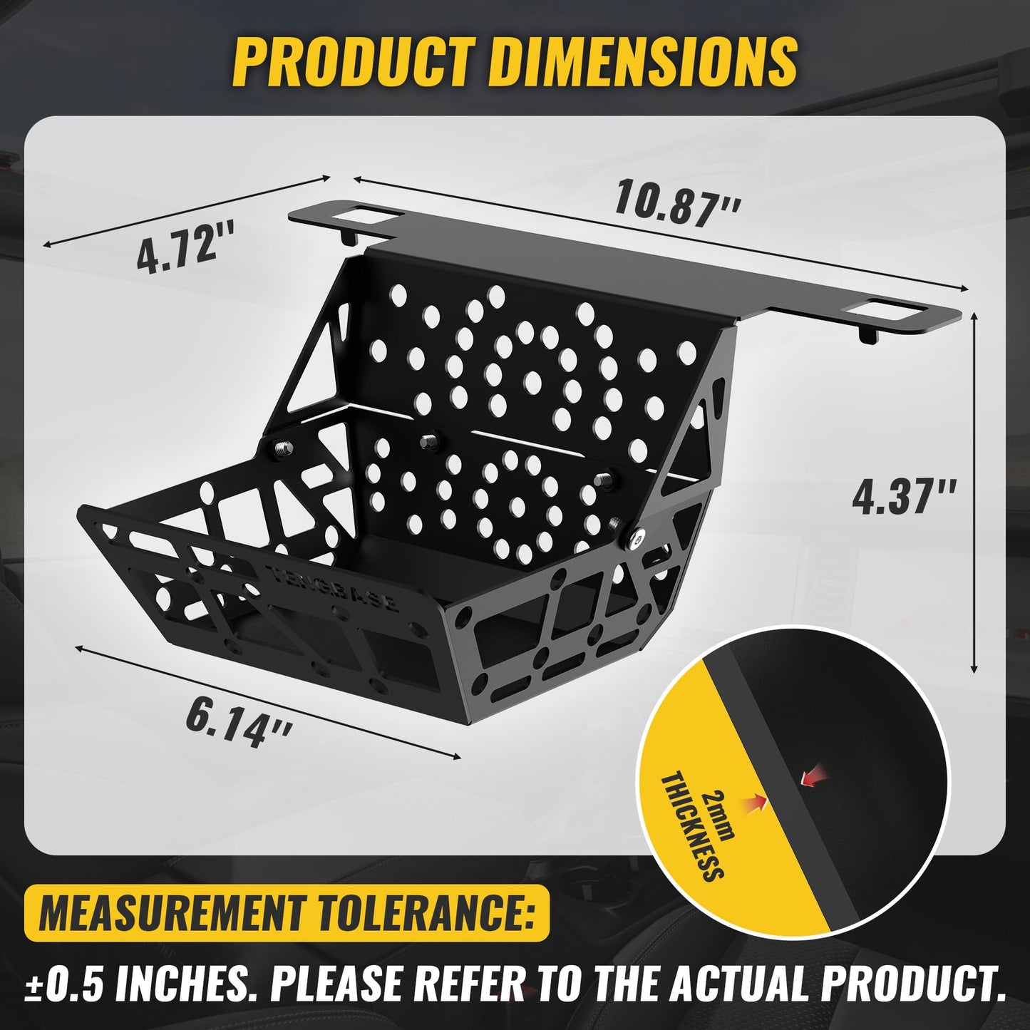 Overhead Storage Basket for Ford Bronco 2021-2025