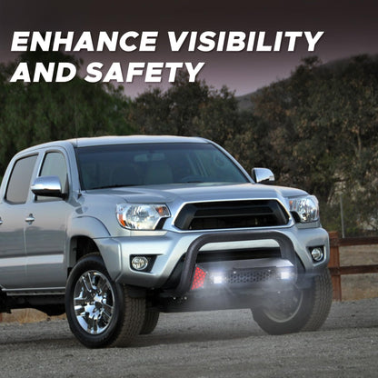 Bull Bar Fit with LED Light & w/License Plate Bracket for Toyota Tundra 2022-2026  (Note:Doesn't fit Front Radar Models)