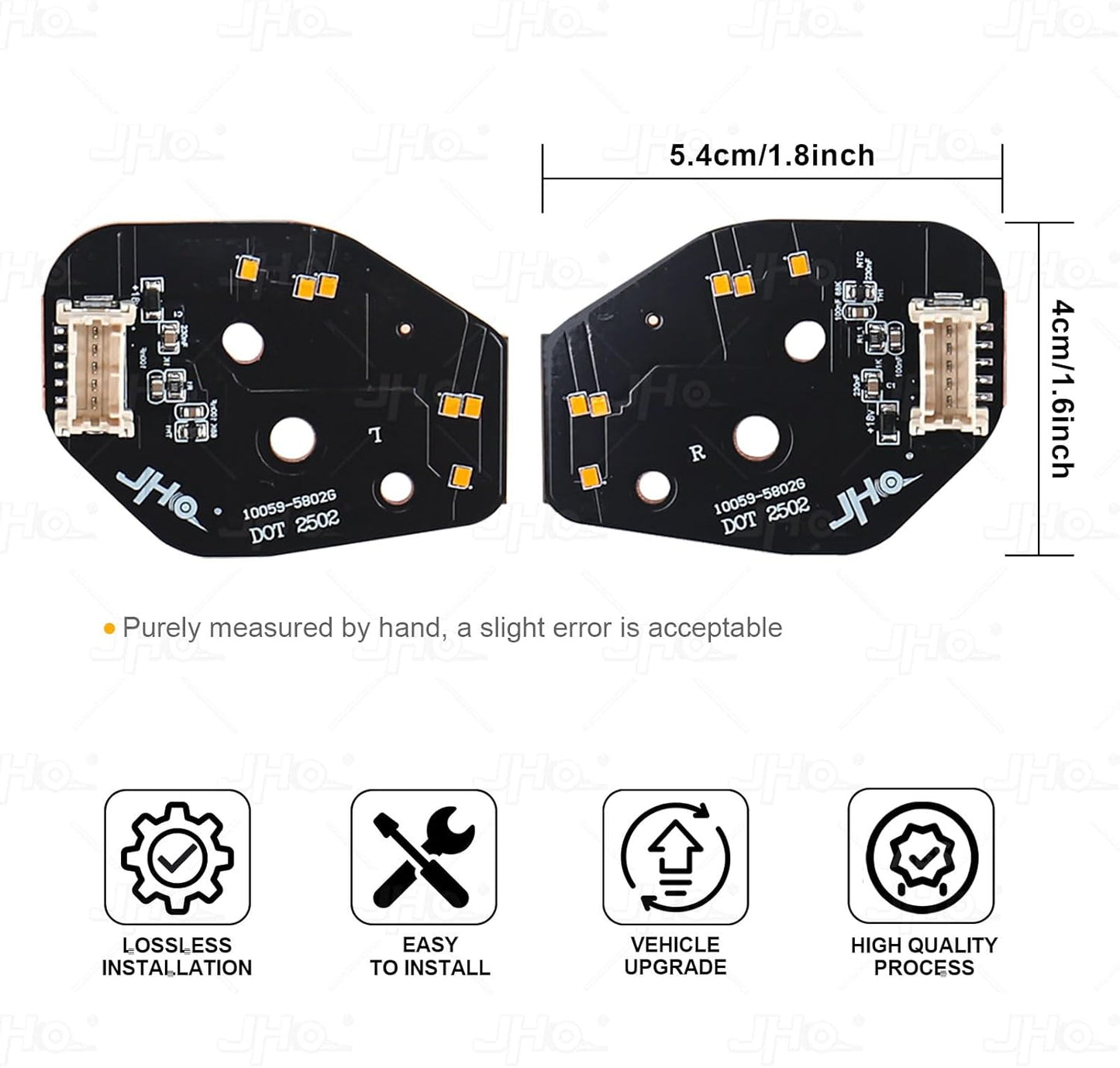 Amber DRL Lights Module Front Headlights Frame For Ford Ranger T9 Lariat Raptor 2023-2025