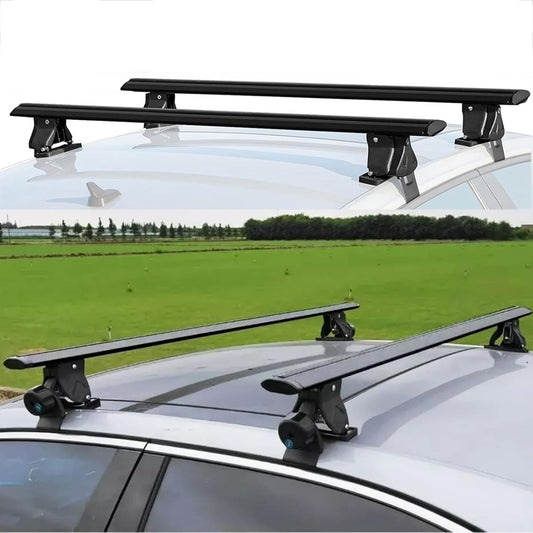 Without Roof Rail Rack Lockable Roof Rack Cross Bars Fit for Dodge Durango 2011-2024 2025 Crossbars Rooftop Luggage Cargo Carrier