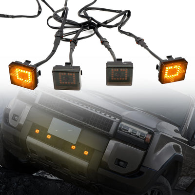 Grille Amber LED Light Assembling Kit for Toyota Land Cruiser Prado LC250 J250 2024 2025