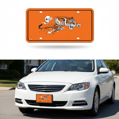 Rico Industries NFL Football Modern Retro Metal Auto Tag 6" x 12" - Great for Truck/Car/SUV